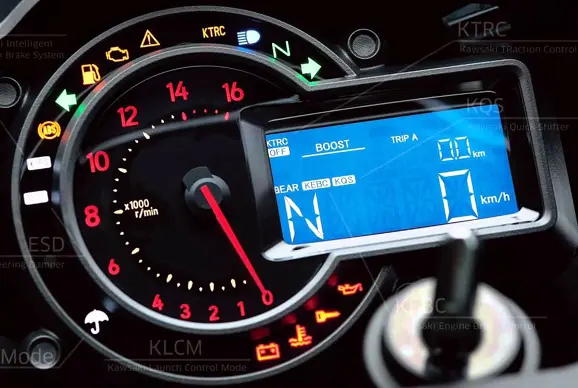 Kawasaki Ninja H2R Instrument Console