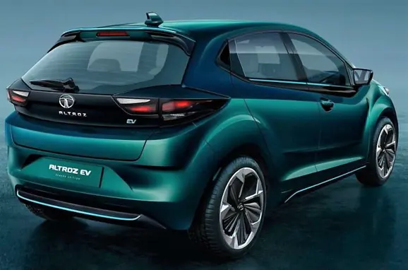 Tata Altroz EV Rear 3-Quarter