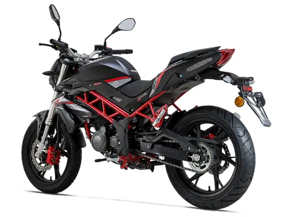 Benelli TNT 150i Rear 3-Quarter View