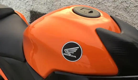 Closeup Shot of Fuel Tank