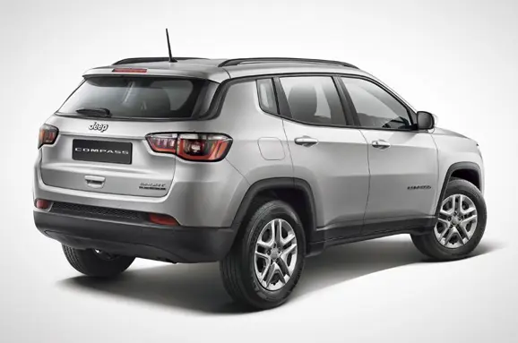 Jeep Compass Sport Plus Rear 3-Quarter View