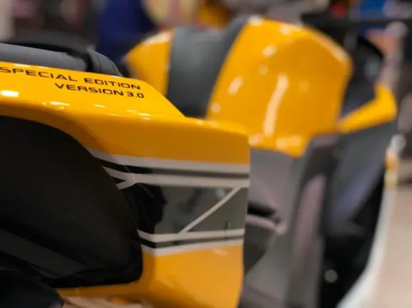 Yellow R15 V3 SE Closeup Shot