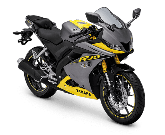 Yamaha R15 V3 in Racing Yellow