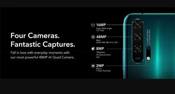 HONOR 20 Pro Rear Cameras