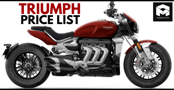 Latest Triumph Motorcycles Price List