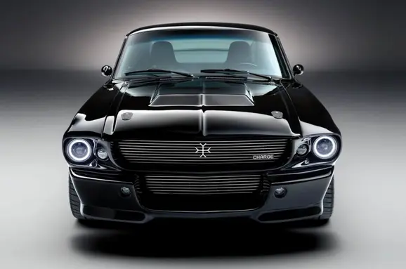 Charge Cars Electric Mustang Front View