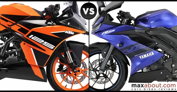 KTM RC 125 vs Yamaha R15 V3
