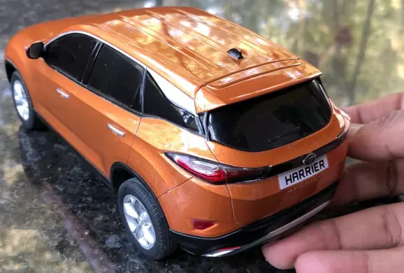 1:20 Tata Harrier Scale Model Rear 3-Quarter
