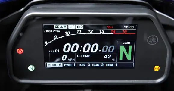 2020 Yamaha R1 Console