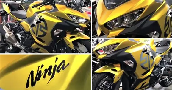 Matte Gold Kawasaki Ninja 250