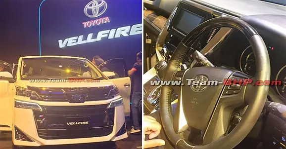 Toyota Vellfire Luxury MPV Showcased