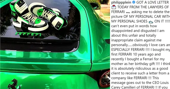 German Fashion Designer Ferrari