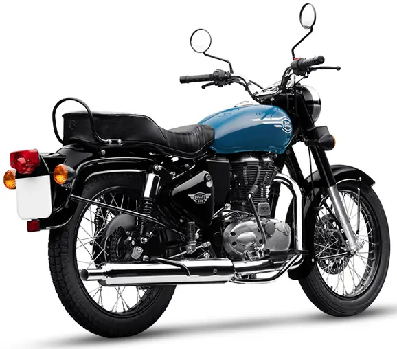 Royal Enfield Bullet X Rear 3-Quarter View