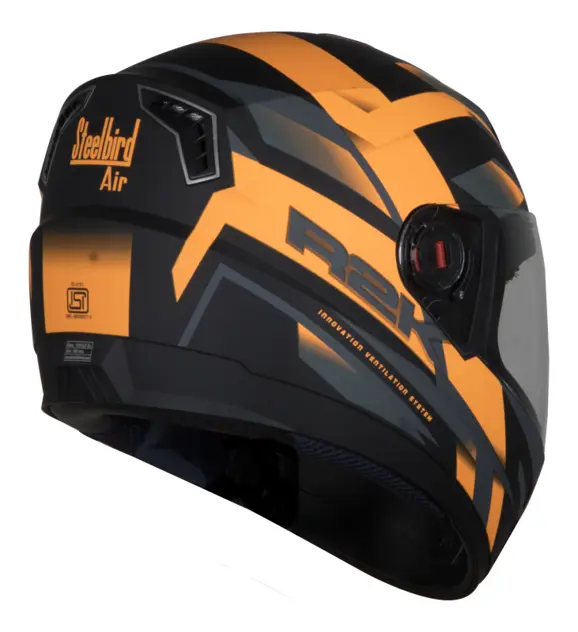 Steelbird R2K Helmet Rear View