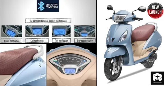 TVS Jupiter Grande with Smart Bluetooth System