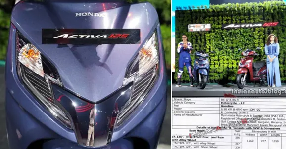 BS6 Honda Activa 125 Key Specifications Leaked