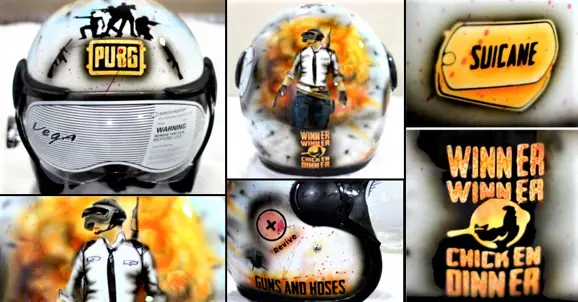 PUBG-Themed Helmet