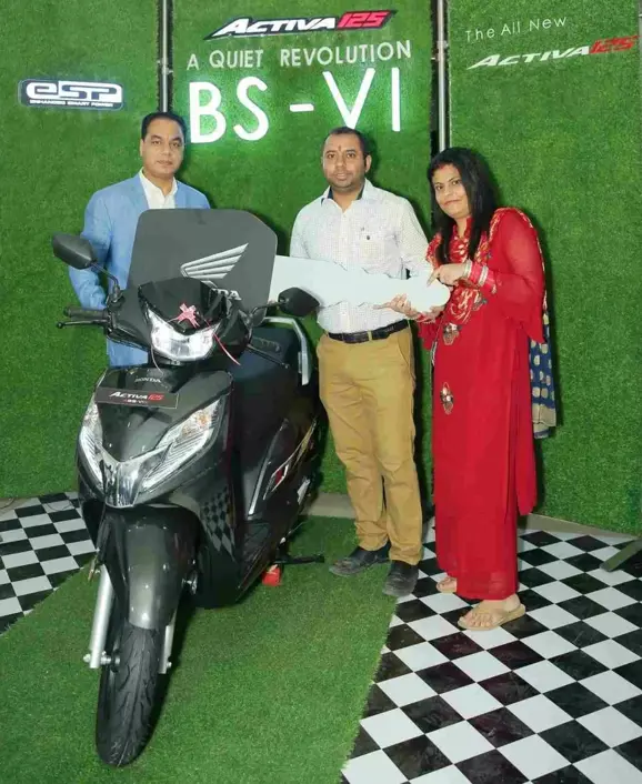 BS6 Honda Activa 125 Fi Deliveries
