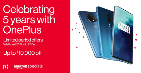 Amazon India OnePlus Discounts