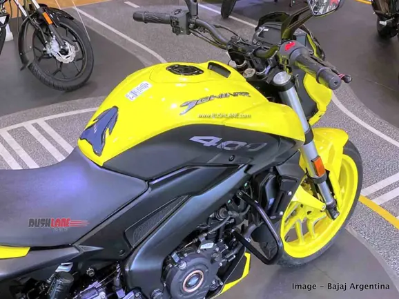 Customized Yellow Bajaj Dominar 400