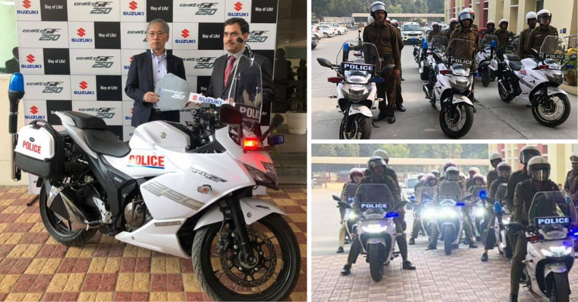 Gurugram Police Suzuki Gixxer SF 250