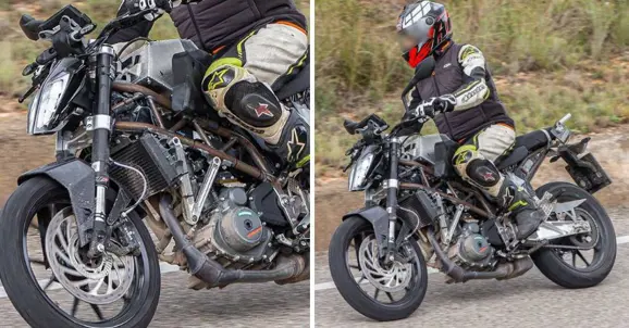 2021 KTM Duke 390 Spotted