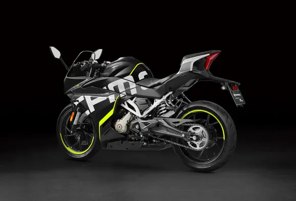 CFMoto 300SR Rear 3-Quarter View