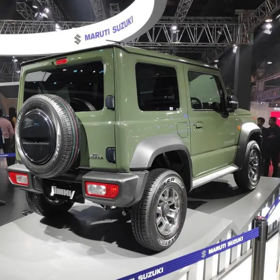 Suzuki Jimny SUV Rear 3-Quarter View