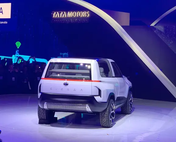 Tata Sierra SUV Concept Rear View