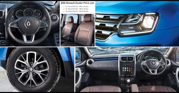 Renault Duster SUV Variant-Wise Price List