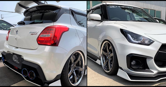 Suzuki Swift Sport with Quad Exhaust System