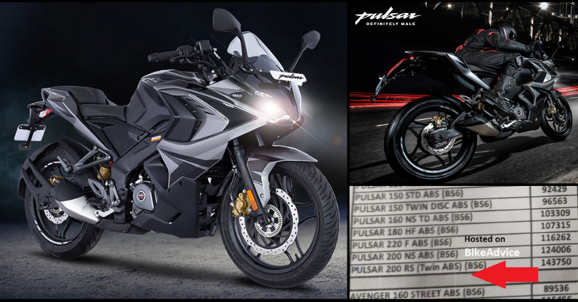 BS6 2020 Bajaj Pulsar RS200 has Twin ABS