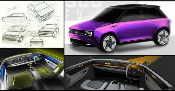 Maruti 800 Electric Car Imagined