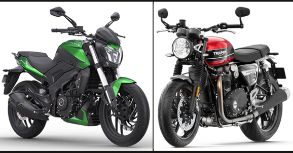 200cc Bajaj-Triumph Bike Launch on Track