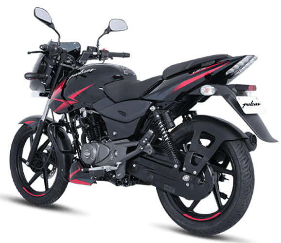 Pulsar 125 Split Seat Rear 3-Quarter View