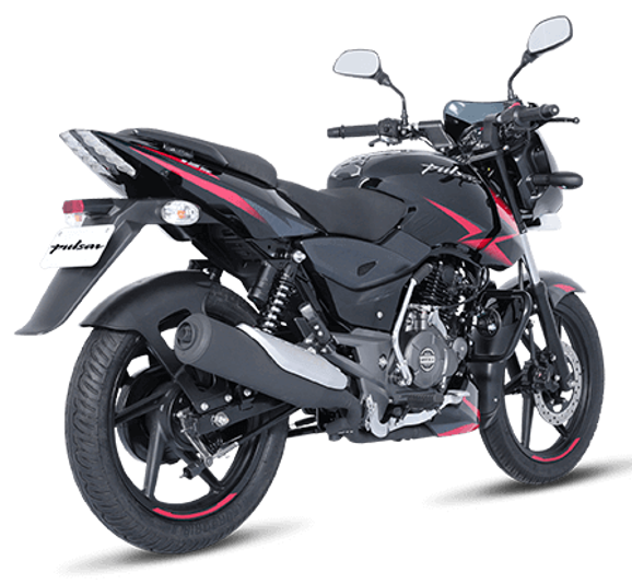Pulsar 125 Split Seat Rear 3-Quarter View