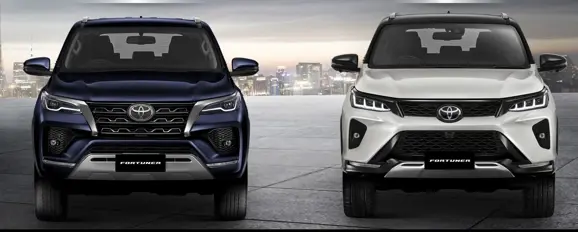 2021 Toyota Fortuner vs Fortuner Legender