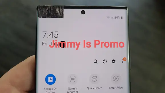 Samsung Galaxy Note20 Ultra Front View
