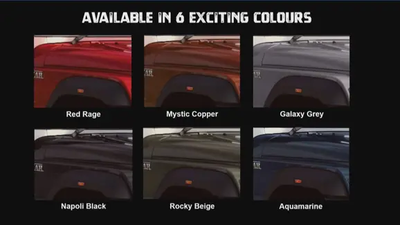 New Mahindra Thar Colour Options