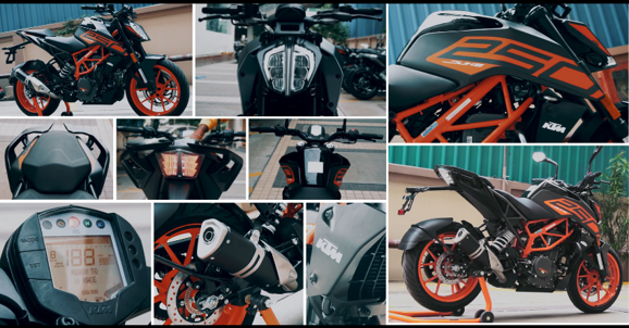 LED-Headlight KTM Duke 250 Walkaround Video