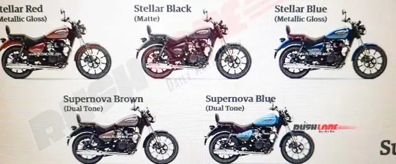 Royal Enfield Meteor 350 Colour Options