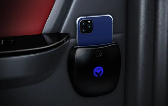 Wireless Smartphone Charger for Rear Passengers