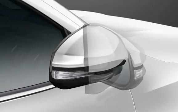 Auto-Folding Outside Rear View Mirrors