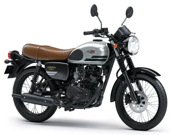 Silver Kawasaki W175