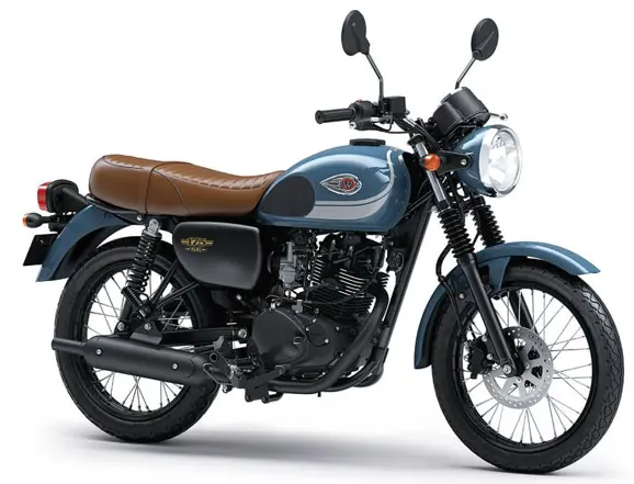 Blue Kawasaki W175