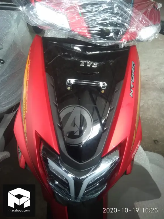 TVS Ntorq Marvel Avengers Edition (Iron Man Theme)