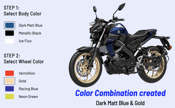 Dark Matte Blue and Gold
