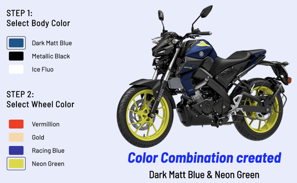 Dark Matte Blue and Neon Green