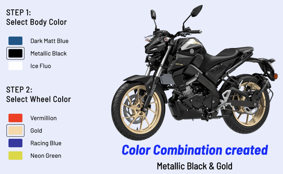Metallic Black and Gold