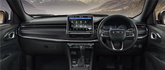 India-Spec 2021 Jeep Compass SUV Dashboard